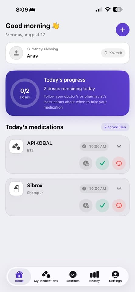 Doseora screenshot